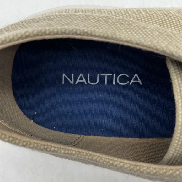 Nautica Tan Canvas Sneaker Size 7.5. SNK2653B - Picture 7 of 8